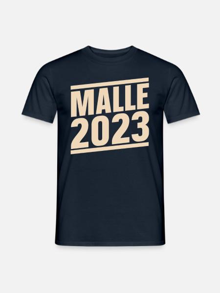 Malle 2023 - Männer T-Shirt - Navy