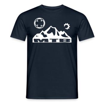 VTT - T-shirt homme - marine - Devant - AI Model Male 178 light (178cm)