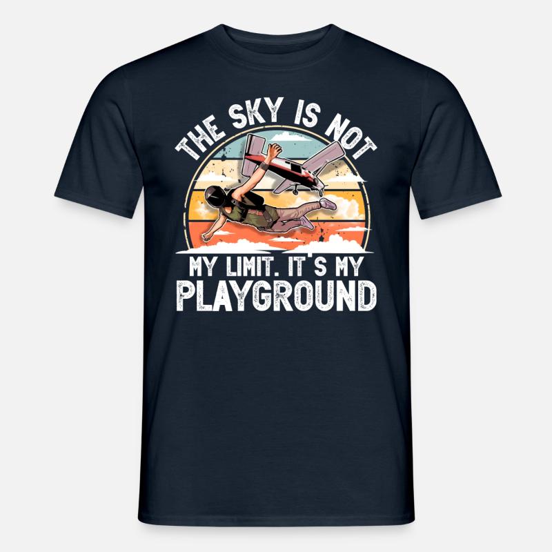 Skydiving Parachuting Parachute - Men’s T-shirt - navy