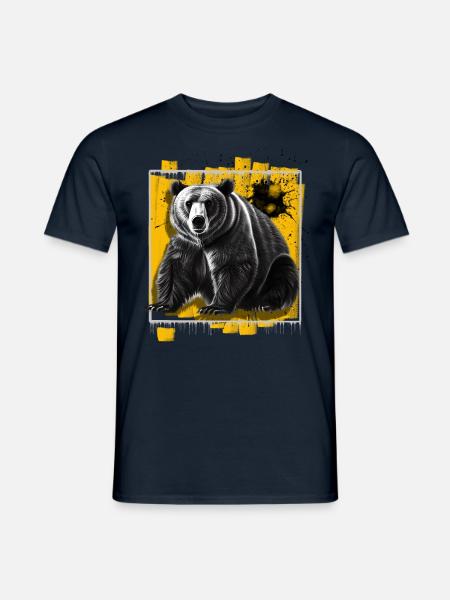 Bear - Men's T-Shirt - navy