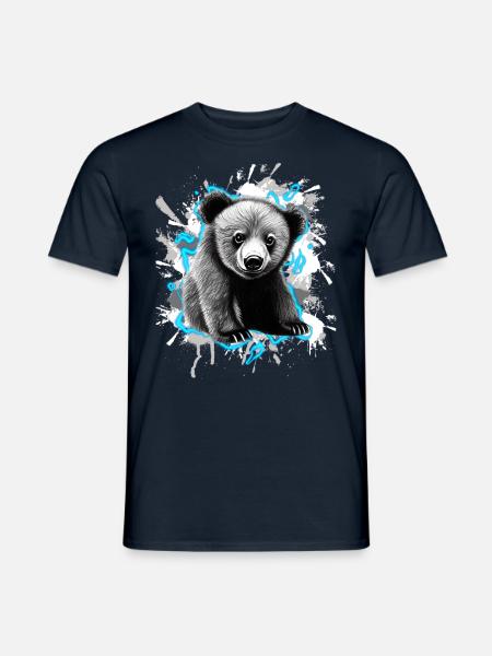 Ours - T-shirt homme - marine