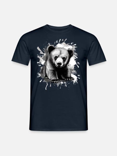 Bear - Men's T-Shirt - navy