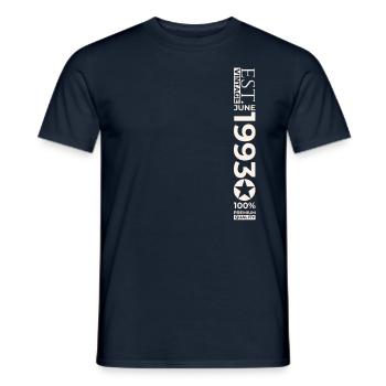30th Birthday Man Original June Vintage 1993 - Men's T-Shirt - navy - Front - AI Model Male 178 light (178cm)
