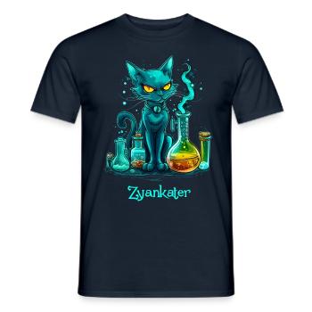 Zyankater - Männer T-Shirt - Navy - Vorne - AI Model Male 178 light (178cm)