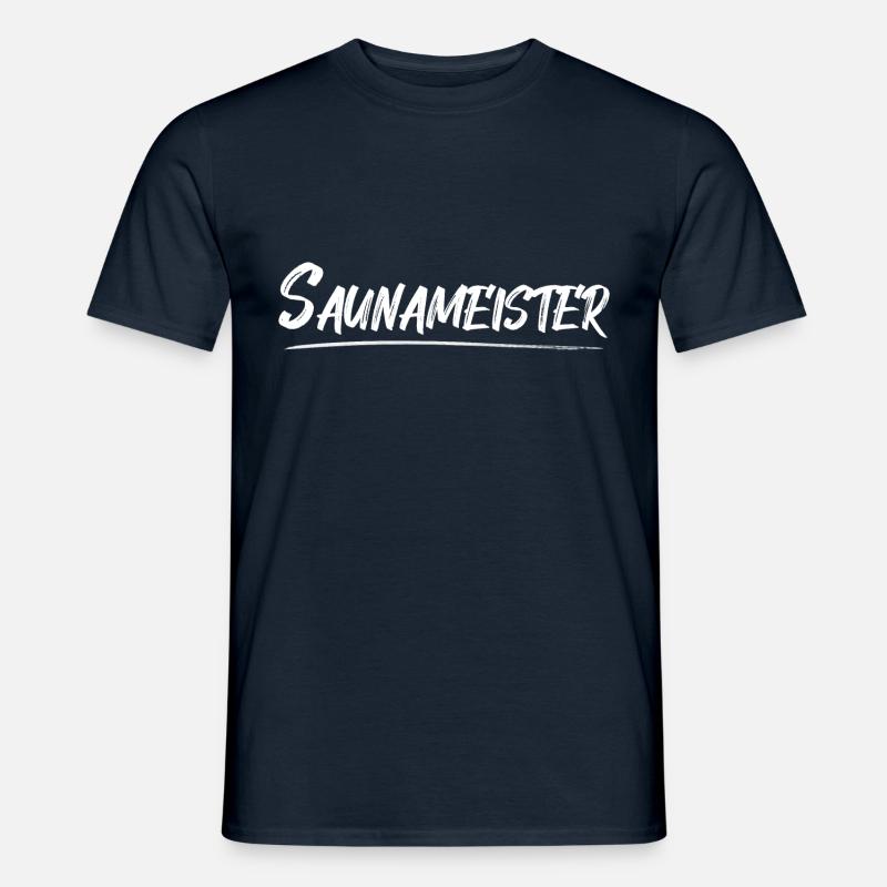 Sauna - Männer T-Shirt - Navy