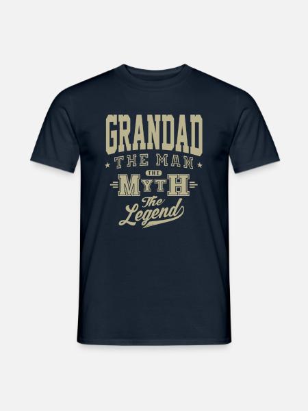 Großvater Die Legende - Männer T-Shirt - Navy