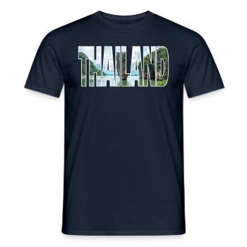 Thaïlande - T-shirt homme - marine - Devant - AI Model Male 178 light (178cm)