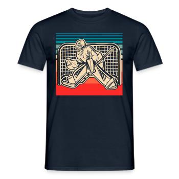 Eishockey Hockey sur glace - T-shirt homme - marine - Devant - AI Model Male 178 light (178cm)