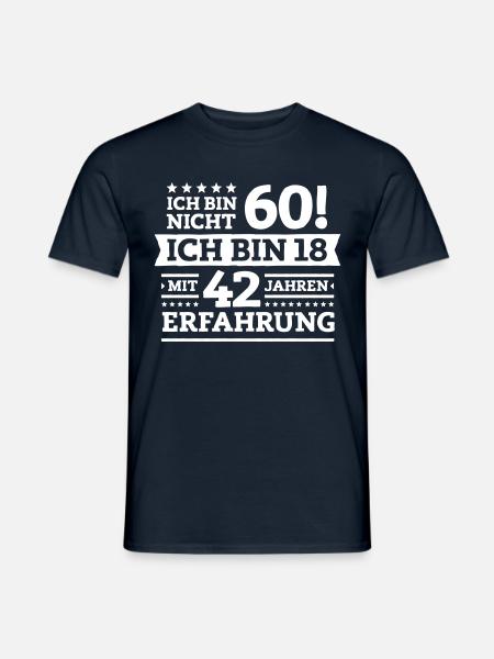 Zum 60. Geburtstag! - Männer T-Shirt - Navy