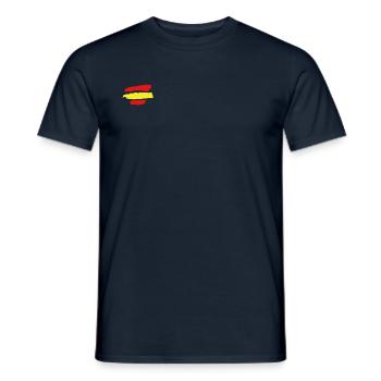 Bandera Española - Camiseta hombre - azul marino - delante - AI Model Male 178 light (178cm)