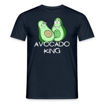 Roi de l’avocat - T-shirt homme - marine - Devant - AI Model Male 178 light (178cm)