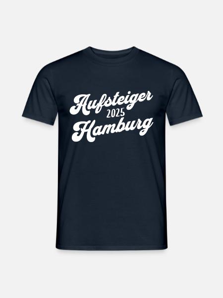 Hamburg Fußball Aufsteiger 2025 - Männer T-Shirt - Navy