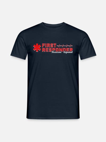 Cool First Responder Rescue Squad Shirt - Men's T-Shirt - navy