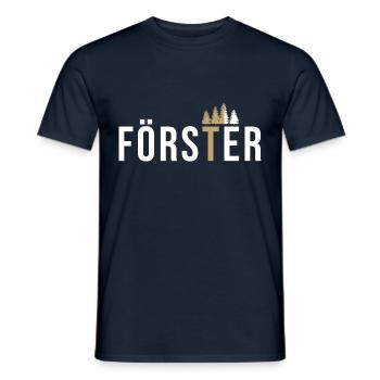 Förster - Männer T-Shirt - Navy - Vorne - AI Model Male 178 light (178cm)