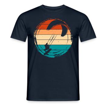 Kitesurfer Kitesurf Kitesurf - T-shirt homme - marine - Devant - AI Model Male 178 light (178cm)