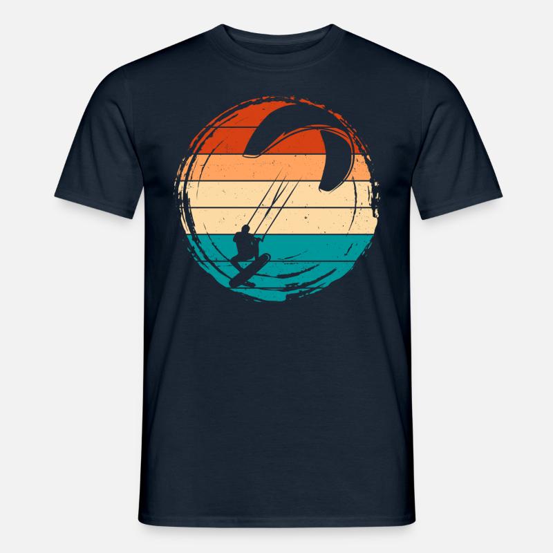 Kitesurfer Kiteboard Kitesurfen Kitesurf - Männer T-Shirt - Navy