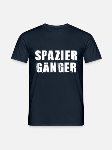 Spaziergänger Spruch für den Spaziergang - Männer T-Shirt - Navy