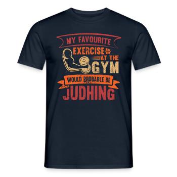 Fitness Training Musculation Musculiers Muscles - T-shirt homme - marine - Devant - AI Model Male 178 light (178cm)