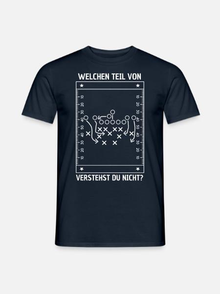 American Football lustiger Spruch - Männer T-Shirt - Navy