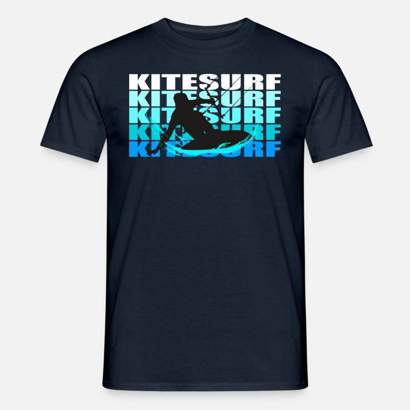 Kitesurf - Männer T-Shirt - Navy