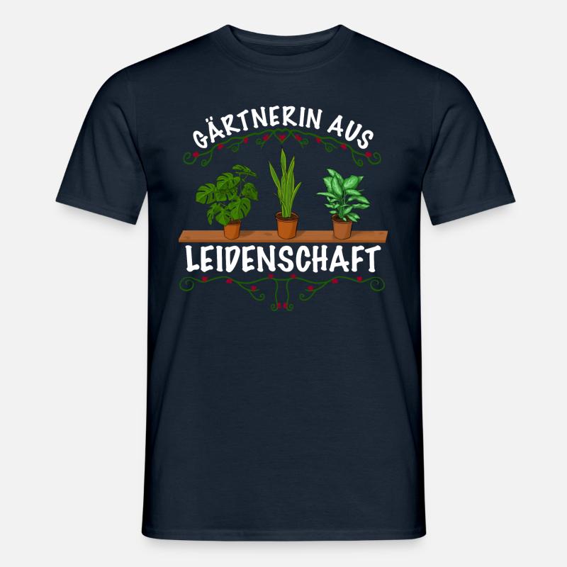 Gärtnerin aus Leidenschaft - Männer T-Shirt - Navy