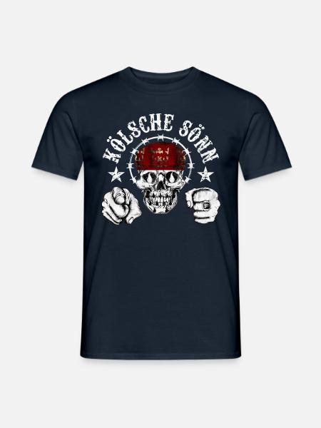 Kölsche Sönn Fight - Männer T-Shirt - Navy