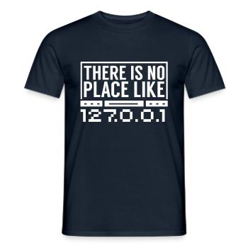 PROGRAMMEUR Geek - T-shirt homme - marine - Devant - AI Model Male 178 light (178cm)