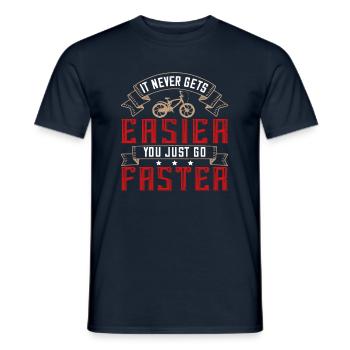 Funny Bike Cyclist Sayings Gift - Men's T-Shirt - navy - Front - AI Model Male 178 light (178cm)