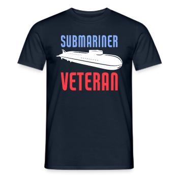 US Submariner Veteran - Männer T-Shirt - Navy - Vorne - AI Model Male 178 light (178cm)