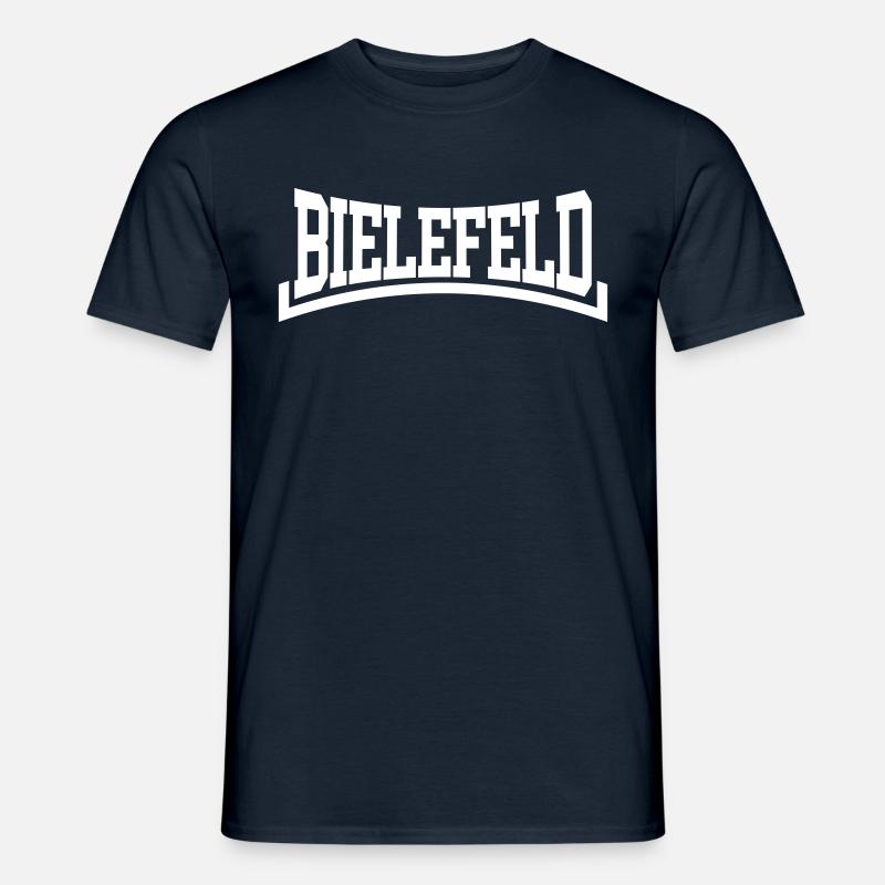 Bielefeld - Männer T-Shirt - Navy