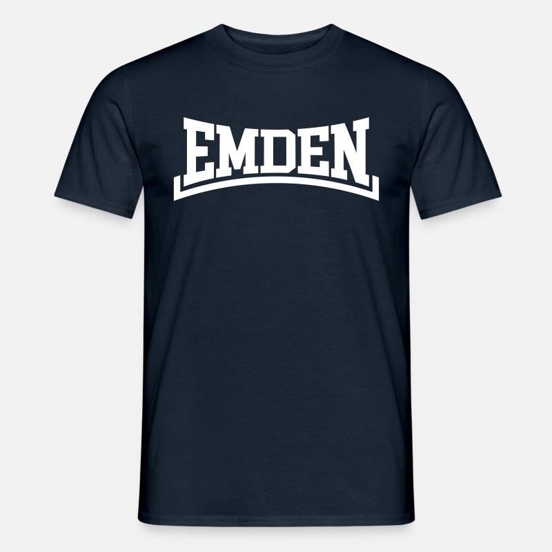 Emden - Männer T-Shirt - Navy