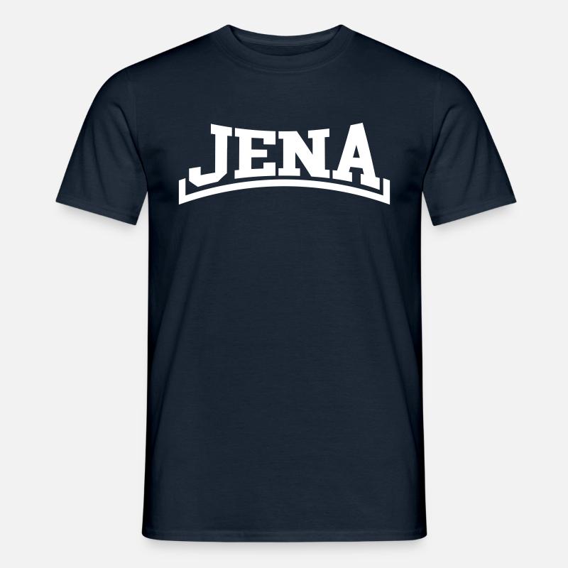 Jena - Männer T-Shirt - Navy