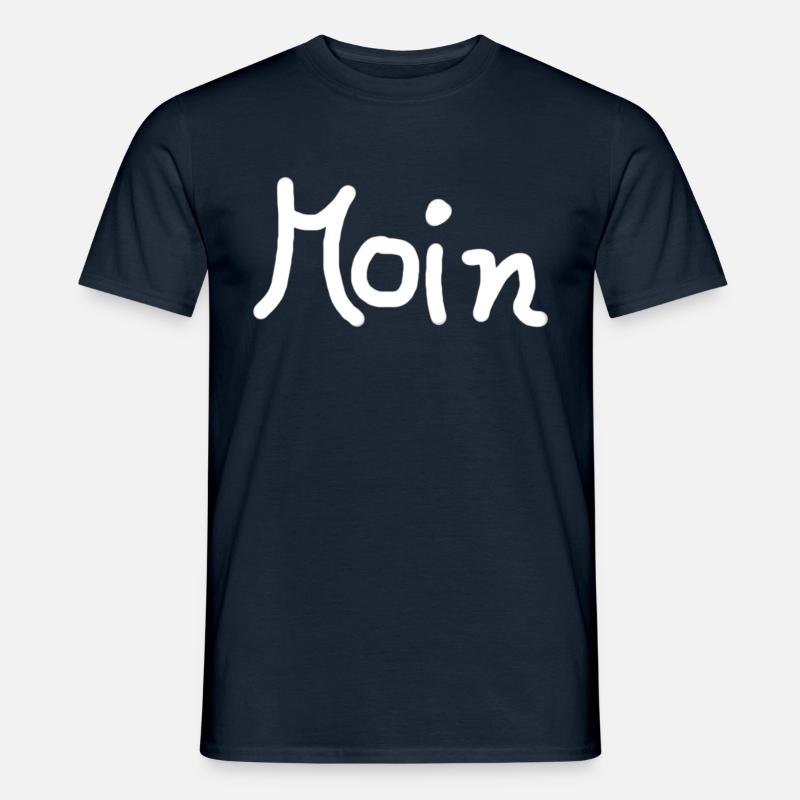 Moin - Männer T-Shirt - Navy