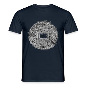 Madrid - Men's T-Shirt - navy - Front - AI Model Male 178 light (178cm)