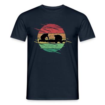 Rettungssanitäter - Männer T-Shirt - Navy - Vorne - AI Model Male 178 light (178cm)