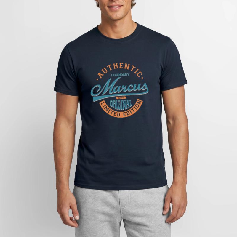 Marcus tshirt personalisierte Geschenk Name Marcus Männer T-Shirt