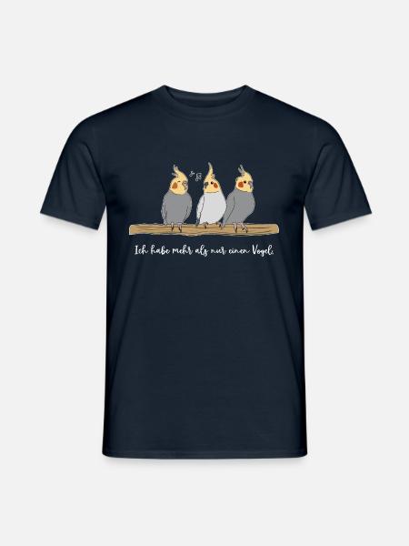 Nymphensittich Vogel Haustier Lustiger Spruch - Männer T-Shirt - Navy