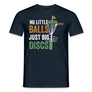 Just Big Discs Funny Disc Golf - Männer T-Shirt - Navy - Vorne - AI Model Male 178 light (178cm)