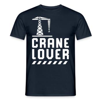 Crane Lover Crane Driver Crane Crane Cranes - Men's T-Shirt - navy - Front - AI Model Male 178 light (178cm)