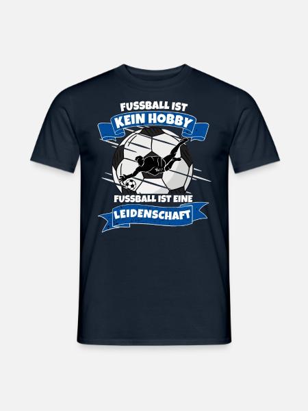 Fußball Torwart - Männer T-Shirt - Navy