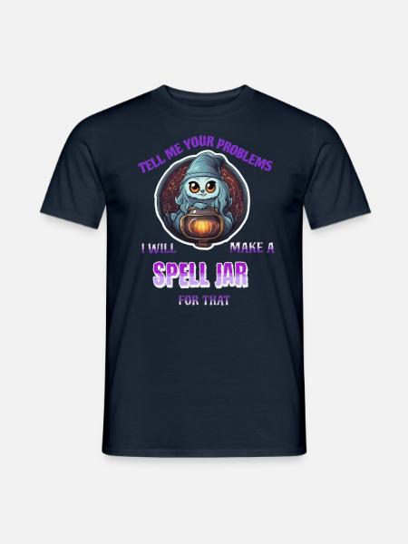 Spell Jar - Men's T-Shirt - navy