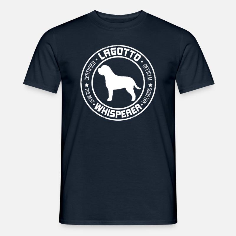 Lagottowhisperer I - Männer T-Shirt - Navy