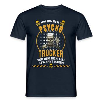Fernfahrer, Trucker, LKW Fahrer - Männer T-Shirt - Navy - Vorne - AI Model Male 178 light (178cm)