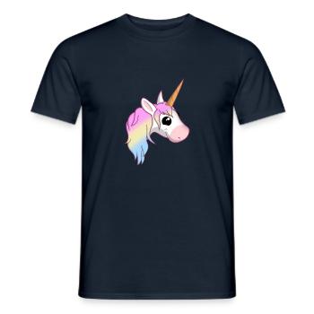Licorne licornes licorne mignon - T-shirt homme - marine - Devant - AI Model Male 178 light (178cm)
