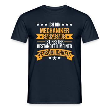 Mechaniker Werkstatt Automechaniker Auto Spruch - Männer T-Shirt - Navy - Vorne - AI Model Male 178 light (178cm)