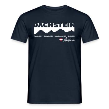 Hoher Dachstein Steiermark Oberösterreich Austria - Männer T-Shirt - Navy - Vorne - AI Model Male 178 light (178cm)