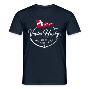 VESTER HUSBY - Ma résidence secondaire - w - T-shirt homme - marine - Devant - AI Model Male 178 light (178cm)