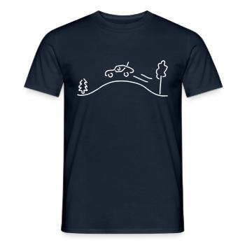 rallye-auto - Männer T-Shirt - Navy - Vorne - AI Model Male 178 light (178cm)