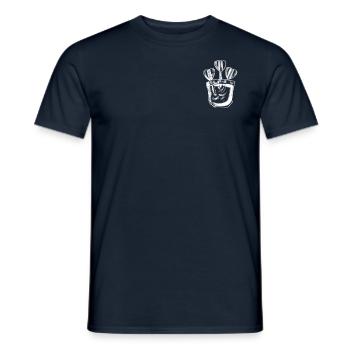Fléchettes Pocket Chest Pocket Darts Joueurs Hommes - T-shirt homme - marine - Devant - AI Model Male 178 light (178cm)