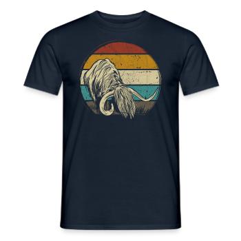 Scottish Highland Highland Cattle Highland - Men's T-Shirt - navy - Front - AI Model Male 178 light (178cm)